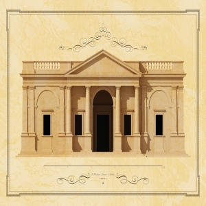 تصویر سازی معماری بنای شماره 2