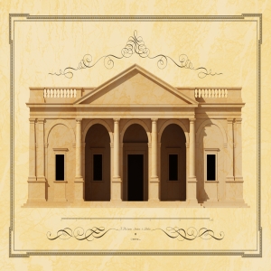 تصویر سازی معماری بنای شماره 3